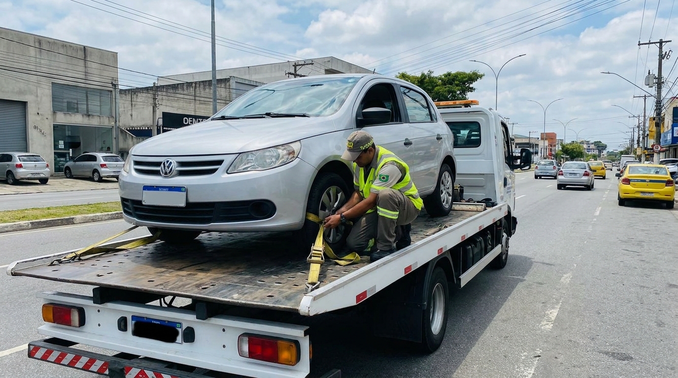Recolhimento após Colisão em Duque de Caxias‑RJ